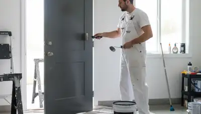 Professional door painting and refinishing in Tucson, AZ for lasting color in desert sun